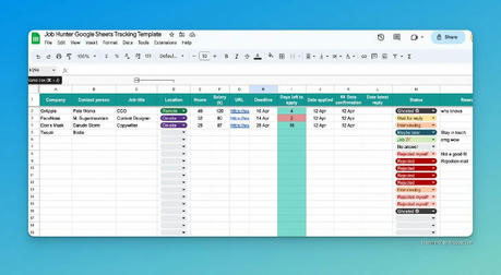 Job Application Tracker Templates to Save Your Sanity